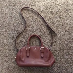 Kate Spade | Cognac Satchel with Shoulder Strap